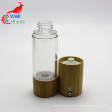 Hot Sale Empty Airless Bamboo Lotion Pump Bottle Airless-044RL